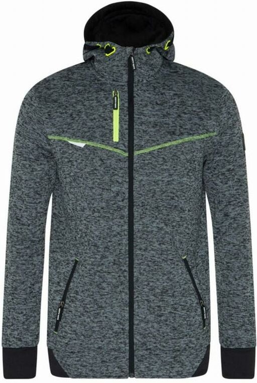 Jacke - nine worth - Botta 1509 Grau meliert / Gelb Fluo T.3XL