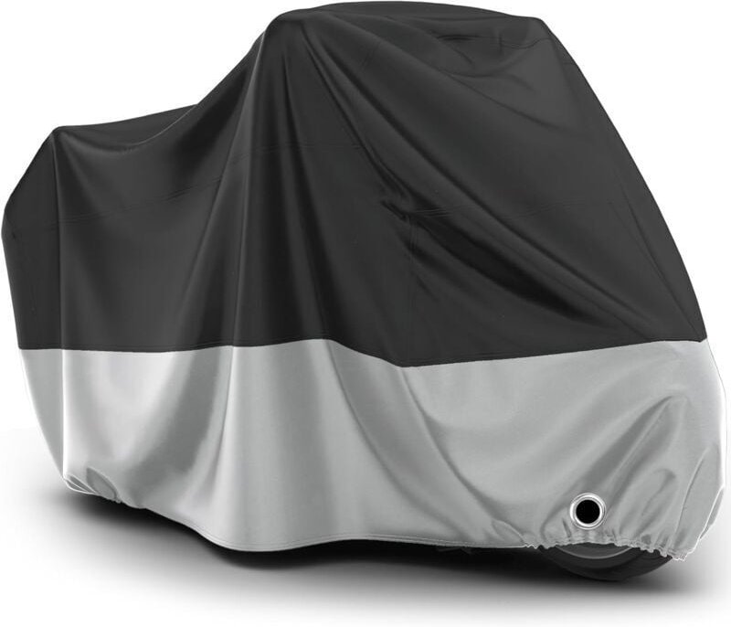 Thumbnail - Wasserdichte Outdoor-Motorradabdeckung – XL-Oxford-Motorradabdeckung, Anti-Staub-UV-Schutz mit Loch für Vorhängeschloss,...