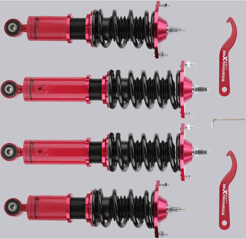 Sportfahrwerk Fahrwerk für Mazda Miata MX5 na nb 1.8L Stoßdämpfer einstellbarGewindefahrwerk für Mazda Miata MX5 na nb i...