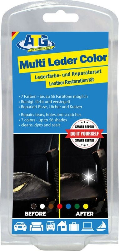 ATG - 127 Lederfarbe, Lederfarbe, Lederreiniger 1 Set