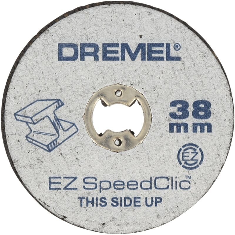 Dremel SC456 SpeedClic Metall-Trennscheibe, Zubehörsatz mit 5 Trennscheiben zum Trennen von Metallrohren, gehärtetem Sta...
