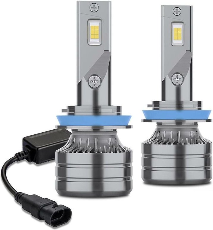 Woosien - LED-Scheinwerferlampen, 28 w, 3000 LED-Scheinwerfer-Umrüstsatz, 6000 k Kaltweiß (h11)