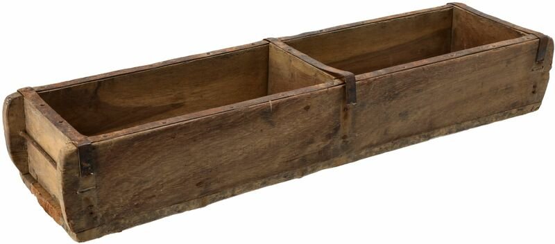 Novaliv Aufbewahrungsbox Alte Ziegelform Zwei Kammern