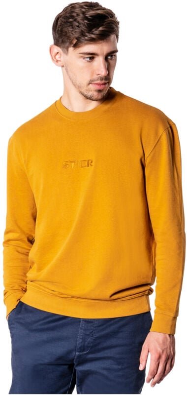 STIER Crew Sweat Style Embro M Golden Brown