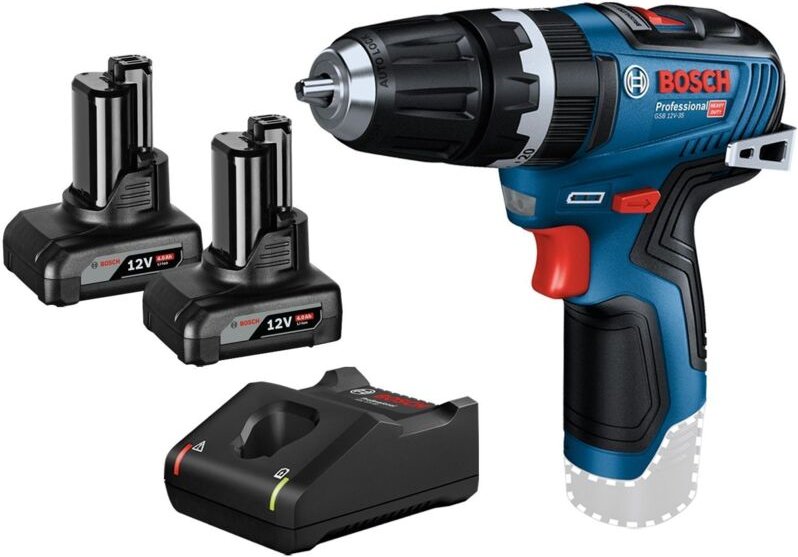 Akku-Schlagbohrmaschine gsb 12V-35 / 2x 4,0 Ah Akku + Ladegerät - Bosch
