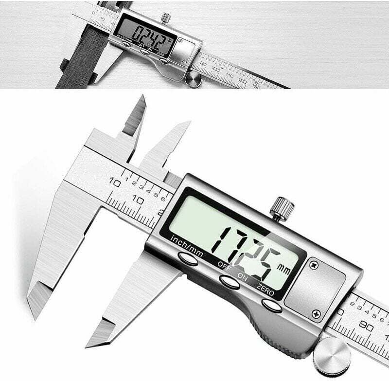 Thumbnail - Gabrielle - Digitaler Messschieber – Professioneller digitaler Messschieber, 150 mm Messschieber, präzises und schnelles...