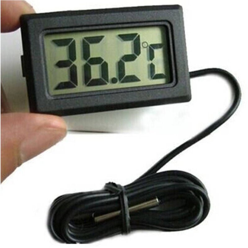 Trade Shop - DISPLAY LCD DIGITAL TERM MIT SONDA MISURA INTERNAL UND AUSSEN TEMPERATUR -