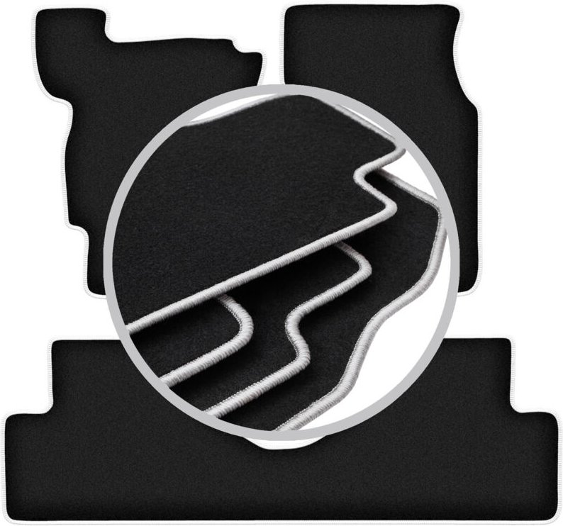 CARLUX-SILVER Autofußmatten für: Honda Concerto Liftback (1988-1994)