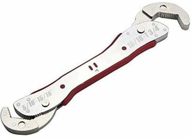 9–45 mm verstellbarer Zauberschlüssel, rutschfester Doppelkopf-Edelstahl, multifunktionales Universal-Haushaltswerkzeug,...