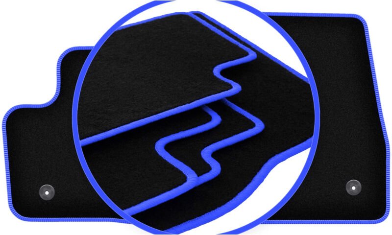 CARLUX-BLUE Auto-Fußmatten für: Ford Transit Connect FL Kastenwagen (2017-)