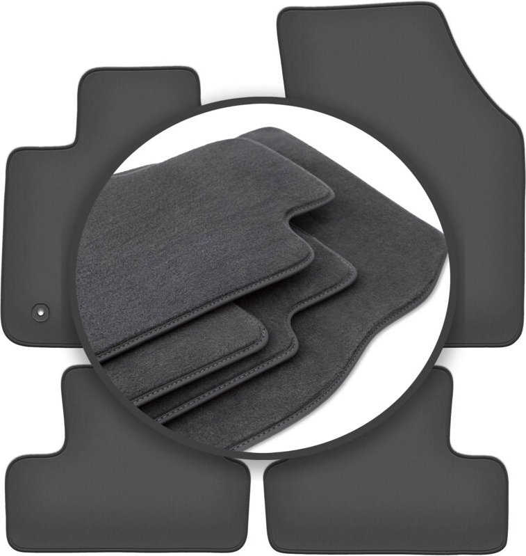 Premium-Fußmatten für: Renault Megane IV Grand-Coupé, Liftback, Kombi, Grandtour, Coupé, GT (2015-)