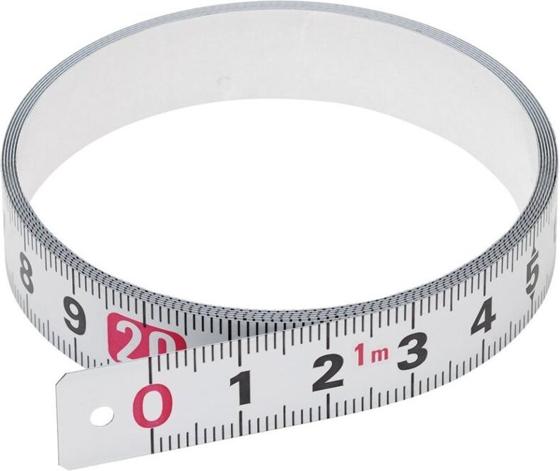 Bandmaß selbstklebend lnr 1m x 13mm - Tajima