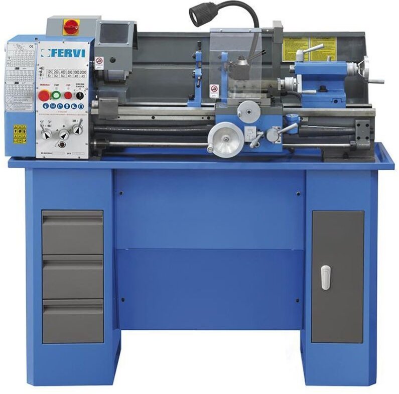 Einphasige Eisen-Metall-Paralleldrehmaschine 230 v Fervi t750