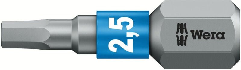 Bits Hex-Plus BTZ 840/1 BTZ Hex-Plus 2,5 x 25 mm WERA - 05056682001