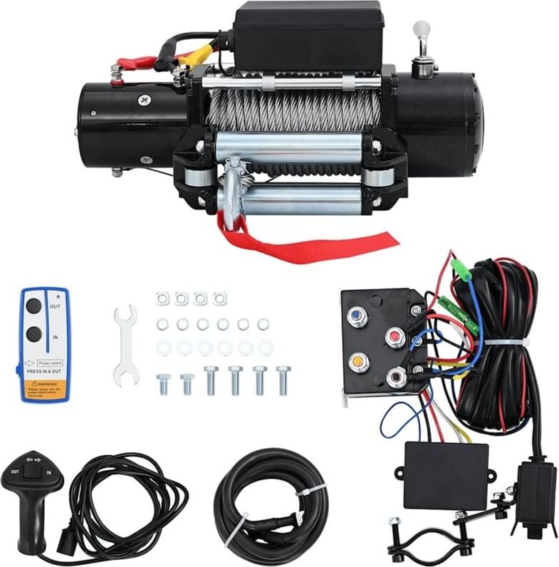 Thumbnail - Elektrische Seilwinde 12 v 5909 kg Vidaxl