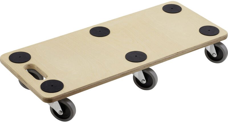 Meister Werkzeuge - 0821420 Transportroller Holz Traglast (max.): 300 kg 680 mm x 290 mm x 98 mm An