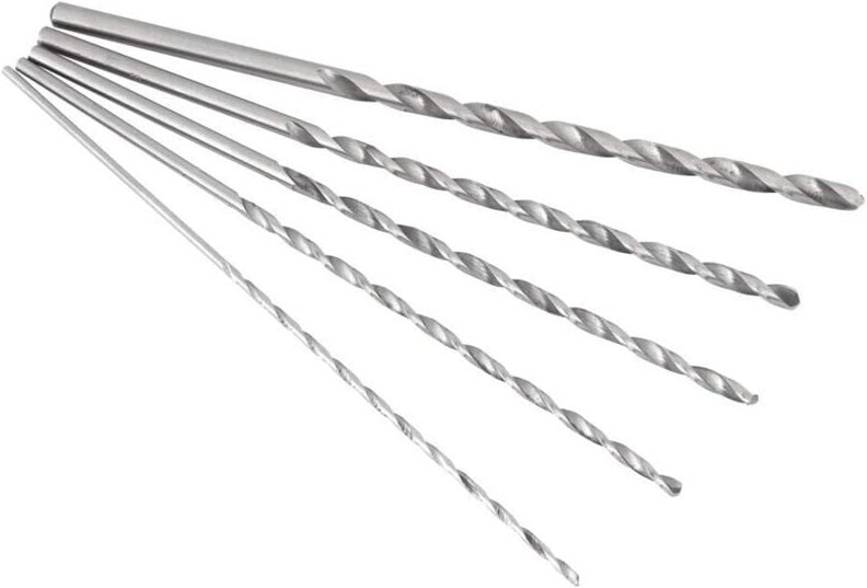 Extra langer Spiralbohrer mit geradem Schaft aus Ultra-High-Speed-Stahl, professioneller Spiralbohrer, Mini-Bohrer, perf...
