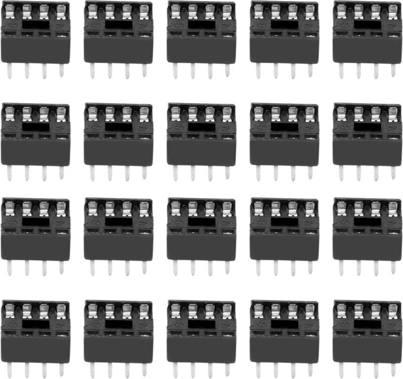 Thumbnail - 20 x 8 Pin 2,54 mm Pitch IC-Sockel Typ Adapter