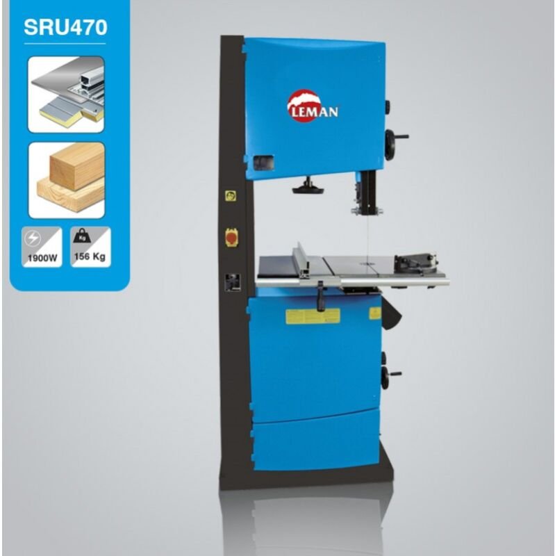 Leman - Profi-Bandsäge in 355mm mit Untergestell SRU356