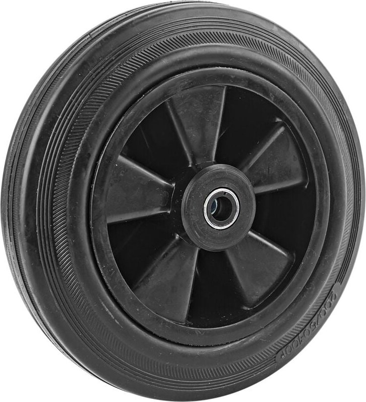 Vollgummiräder Vollgummirollen d=200 mm Achs-d=20 mm für Transportwagen