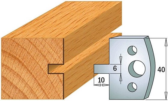 690.016 Paar Messer Kss 40x4mm