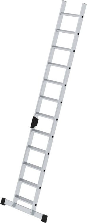 Thumbnail - Günzburger Steigtechnik Stufen-Anlegeleiter mit Standard-Traverse 12 Stufen - 040612