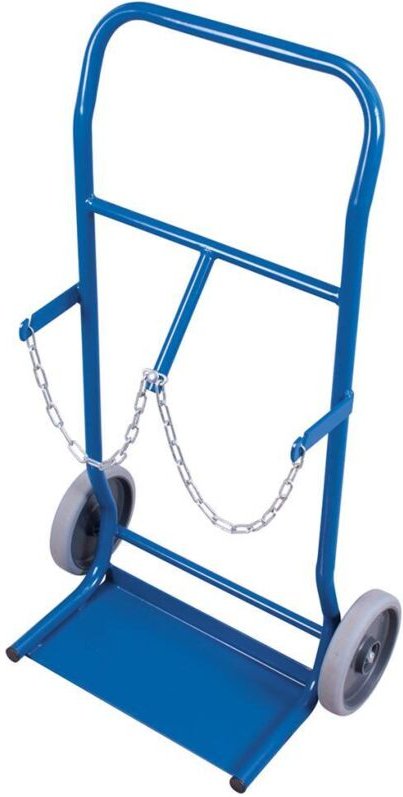 VARIOfit Stahlflaschenkarre 50 kg Traglast für 2 Flaschen a 10 Liter