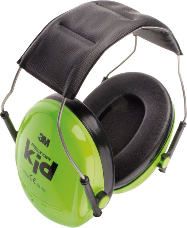 3M - Kapselgehörschutz mit Kopfband Peltor Kid Neongrün Neongrün