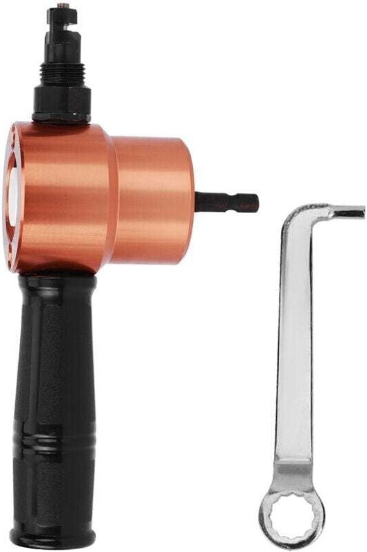 Thumbnail - Ulisem Doppelkopf-Blechknabber, Metall-Doppelkopf-Blechknabberschneider, Knabberschneidwerkzeug-Zubehör für elektrische ...