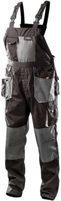 Profi Arbeitslatzhose schwarz/grau ( NEO XXL/58