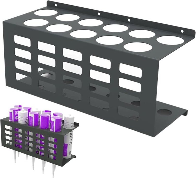 Kartuschenhalter zur Wandmontage, Silikonkartusche Wandmontierte Tubenaufbewahrung Wandmontierter Tubenhalter für den Ar...