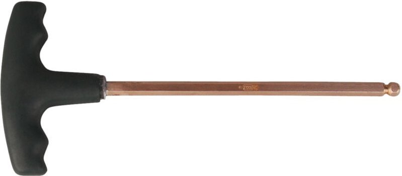 Maulschlüssel mit kugelförmigem Kopf und T-Griff BERYLLIUMplus 10 mm, 255 mm