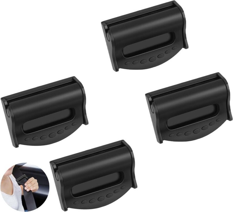 4-teiliger Auto-Sicherheitsgurt-Einsteller, Auto-Sicherheitsgurt-Clip, Sicherheitsgurt-Einsteller-Clip für Erwachsene un...