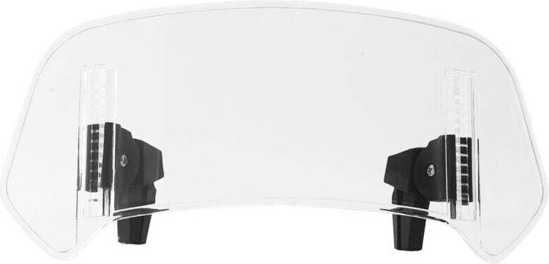 Motorrad-Windschutzscheibenverlängerung, verstellbarer Clip-on-Windschutzscheibenabweiser, universell für die meisten Di...