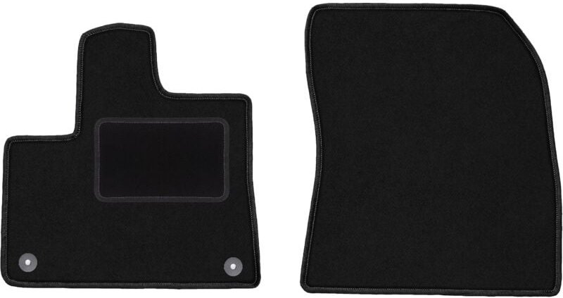 Vordermatten schwarz für: Paugeot Partner III Kombivan (2018-)