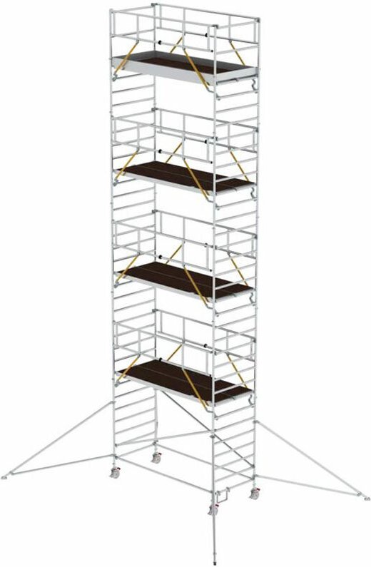 MUNK Rollgerüst SG mit Doppelplattform 1,35x3,00m und Ausleger 11,51m AH