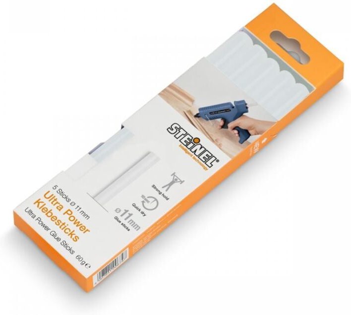 Klebesticks ø 11 mm, stark (Ultra Power), 5 Stück - Steinel