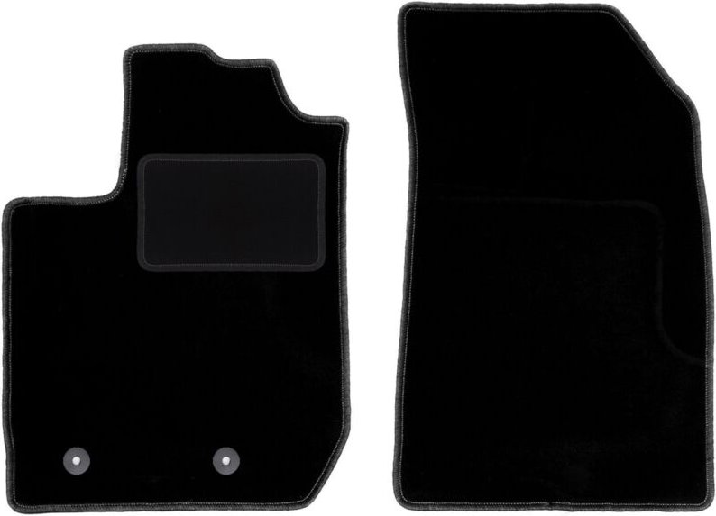 Vordere Matten schwarz für: Dacia Sandero Stepway II FL Fließheck (2018-2021)