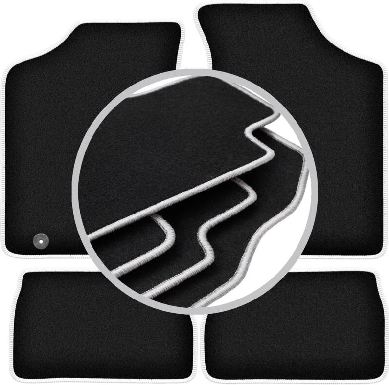 CARLUX-SILVER Autofußmatten für: Peugeot 106 Fließheck (1991-2003)