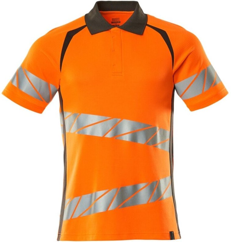 Mascot Polo-Shirt, moderne Passform Polo-shirt Gr. 4XLONE, hi-vis orange/dunkelanthrazit