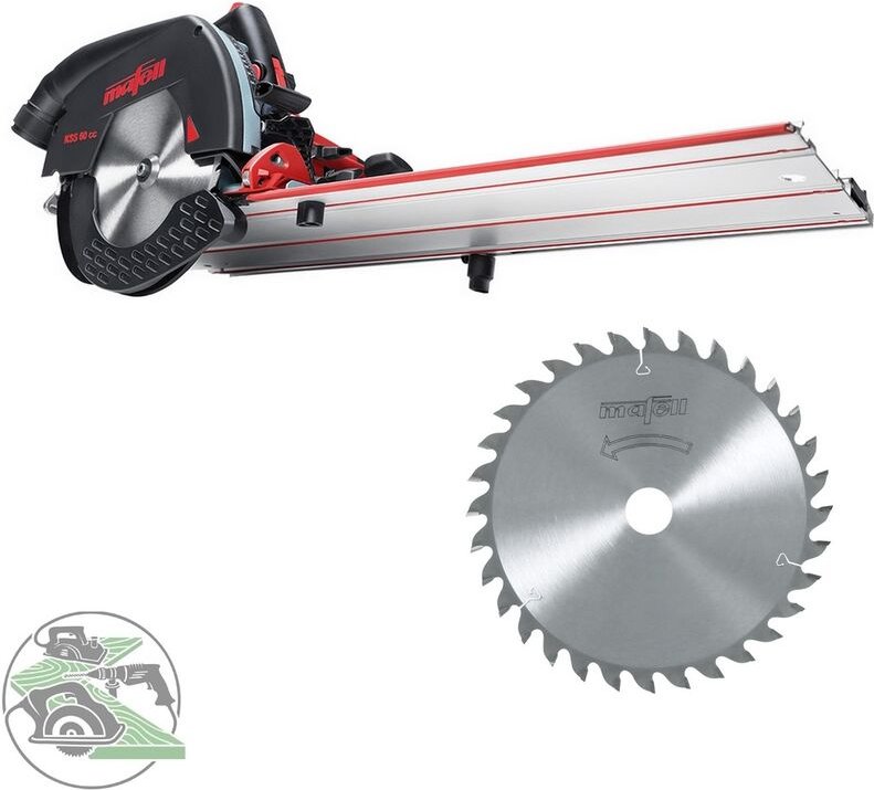 Kappschienen-Säge KSS60cc 230V 1800W Karton + hm Sägeblatt 1P0159 - Mafell