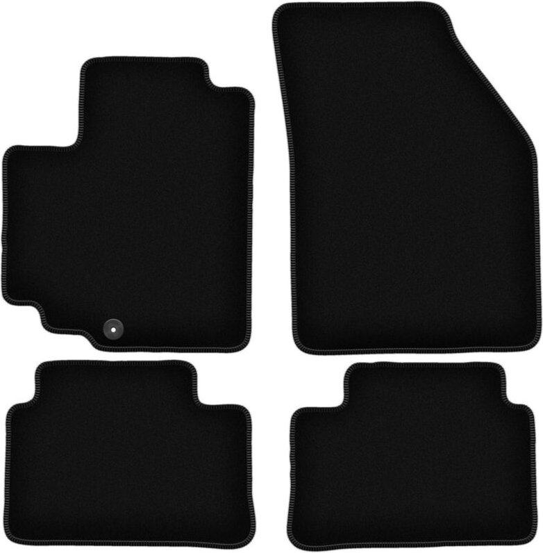 BASIC schwarze Veloursmatten für: Suzuki Alto VIII Fließheck (2009-2015)