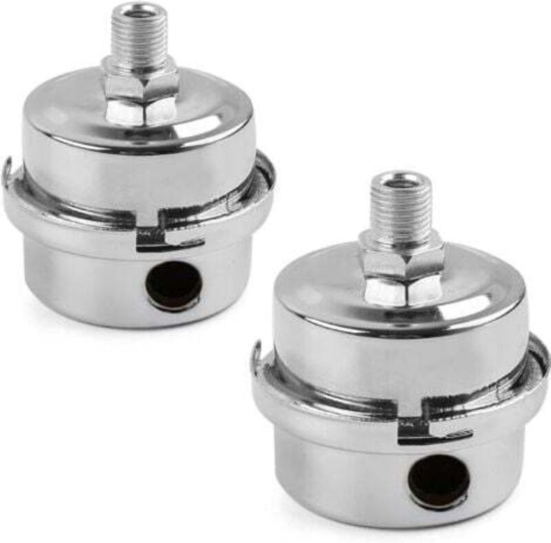 2er-Pack Luftfilter-Schalldämpfer für Luftkompressoren, Metall-Luftfilter, Schalldämpfer-Saugfilter zur Verwendung im Lu...