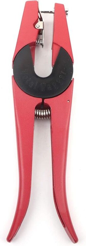 Thumbnail - Ohrmarkenzange, Vieh-Ohrmarkenzange, Tierohrmarken-Installationswerkzeug, 90-Grad-Applikator, Stanzer, Tagger für Nutzti...