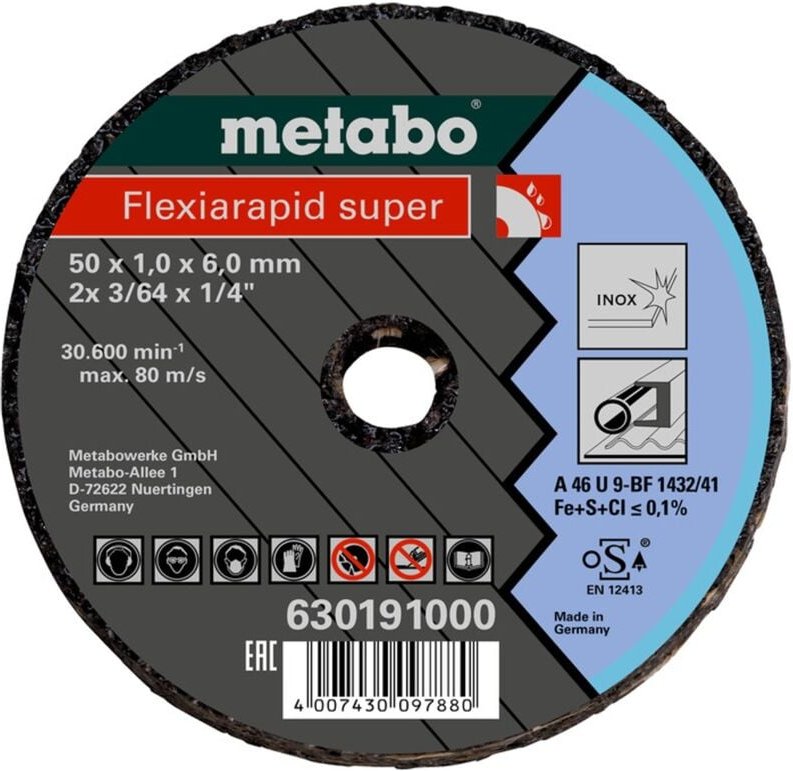 Flexiarapid Super 75x1,0x6,0 Inox - Metabo