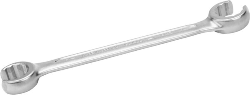 Bahco Gekröpfter, offener Ringschlüssel, 3/8 x 7/16, mit Doppelende und Chrom-Beschichtung, 150 mm