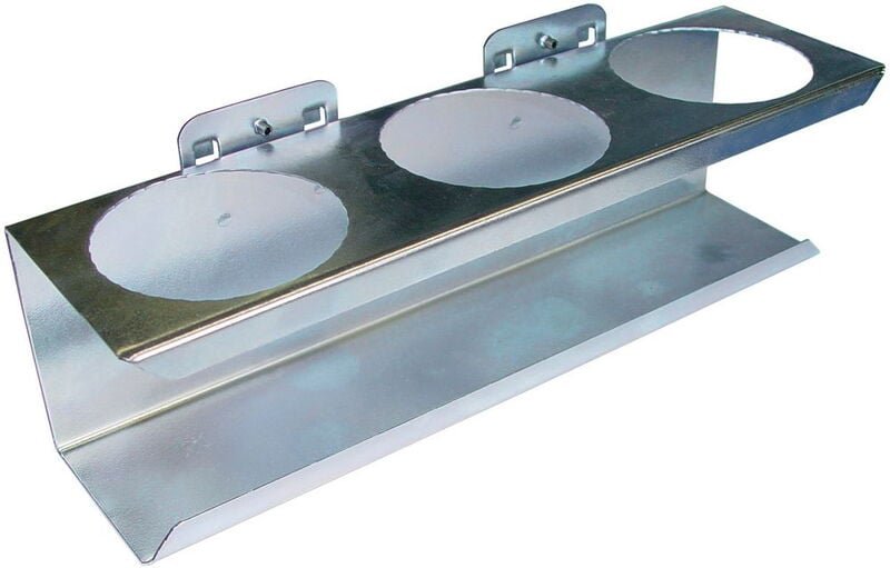 Güde - Runddosenhalter 70 mm 3 Fächer Lochwand Lochblech Werkzeughalter