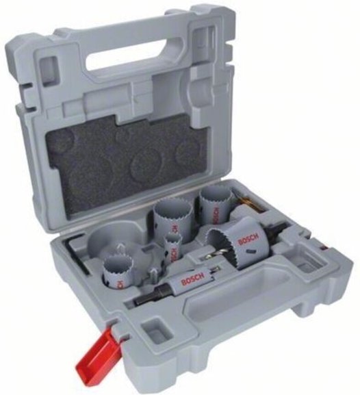 Lochsägen-Set BiMetalll 6 Lochsägen 22 - 64 mm im Koffer - Bosch