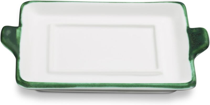 Gmundner Keramik Grüner Rand, Unterteil Butterdose