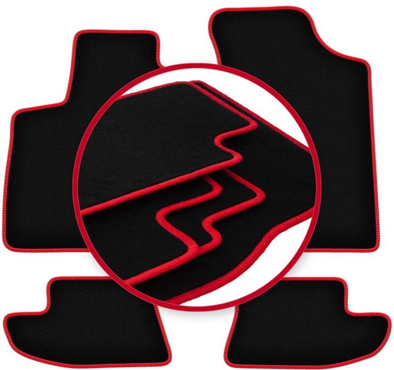 CARLUX-RED Autofußmatten für: Bentley Continental GT V8 (2013-2022)